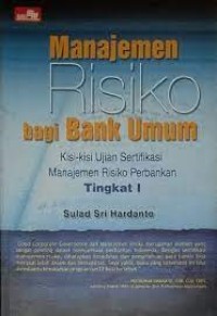 Manajemen Risiko Bagi Bank Umum