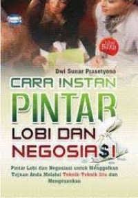 Cara Instan Pintar Lobi dan Negosiasi