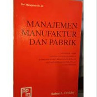 Manajemen Manufaktur dan Pabrik