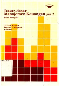 Dasar-Dasar Manajemen Keuangan