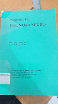 Pengantar EKonomi Mikro