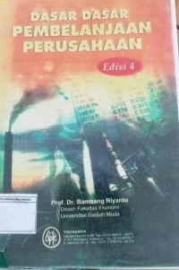 Dasar-Dasar Pembelanjaan Perusahaan
