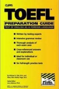 Cliff TOEFL Preparation Guide : Test Of English AS a Foreign Language