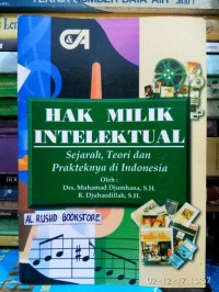Hak Milik Intelektual : Sejarah, Teori dan Prakteknya di Indonesia