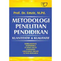 Metodologi Peneltian Pendidikan : Kuantitatif & Kualitatif