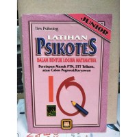 Latihan Psikotes : Dalam Bentuk Logika Matematika