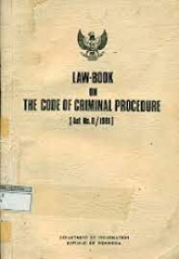 Law-Book on the Code of Criminal Procedure