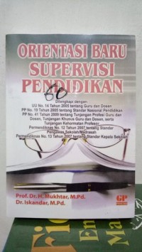 Orientasi Baru Supervisi Pendidikan
