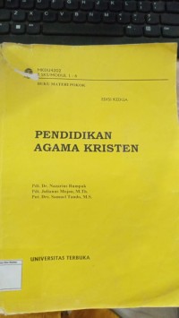 Materi Pokok Pendidikan Agama kristen