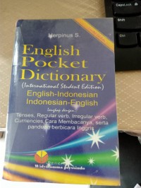 English Pocket Dictionary : International Student Edition