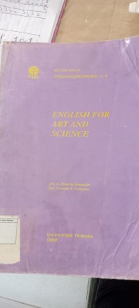 Materi Pokok English for Art and Science