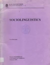 Materi Pokok Sociolinguistics
