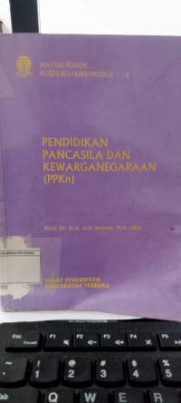 Materi Pokok Pendidikan Pancasila dan Kewarganegaraan (PPKn)