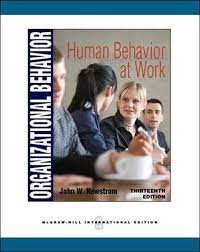 Organizational Behavior : Human Behavior  at Work