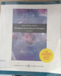 Managerial Accounting for Managers