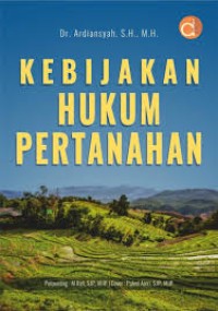 Kebijakan Hukum Pertanahan