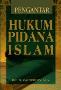 Pengantar Hukum Pidana Islam