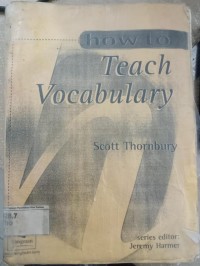 How to Teach Vocabulary